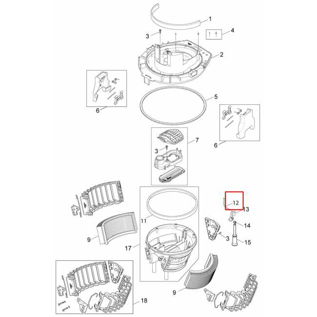 Attix 30 Hortum D3X1.5 Türbin Yan Xc