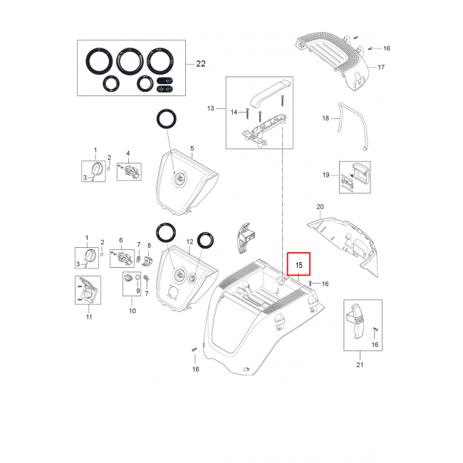 Attix 33 Üst Kapak Siyah