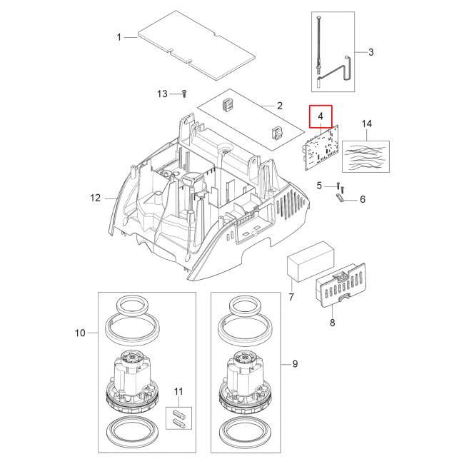 Attix 33 Pcba Afc 1M1S P2 220-240V