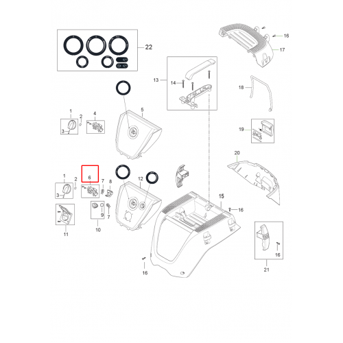 Attix 33 Dönüş Anahtarı 5 Pos 16A