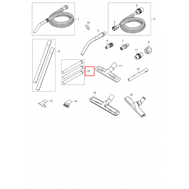 Attix 33 Uzatma Boru D36 3X350 Mm Ss