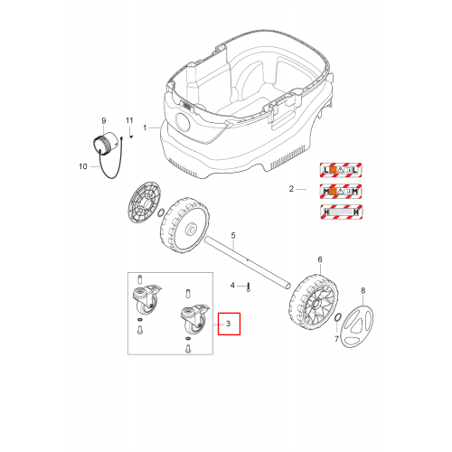 Attix 33 Frenli Castor Tekerlek 2 Adet D75.