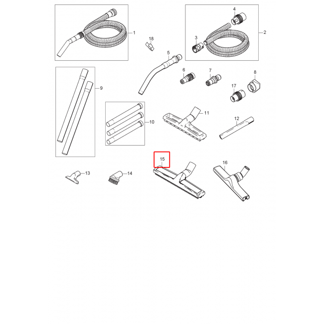 Attix 33 Zemin Başlık Ø36X360Mm Islak / Kuru