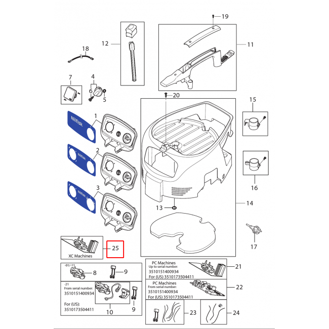 Attix 50 Otomatik Açma Kapalı Pcb Xc 100-120V