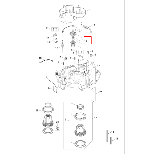 Attix 50 Magnet 12V Fpr 110V Makine