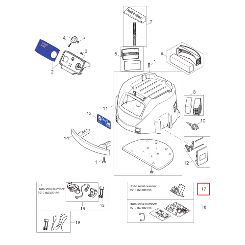 Attix 961 Elektronık I-0-Iı Attix 9 110V Kit
