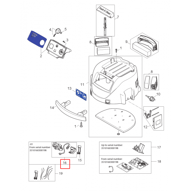 Attix 961 Döner Anahtar 3 Pos 16A Kit