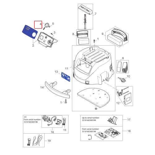 Attix 961 Döner Knob 6X5 Mavi