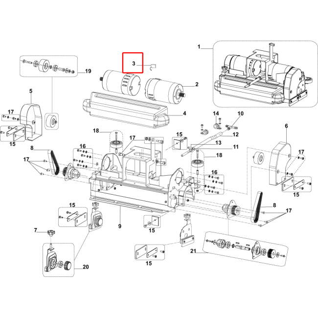 BA 551 Karbon Fırça 4 Adet Set