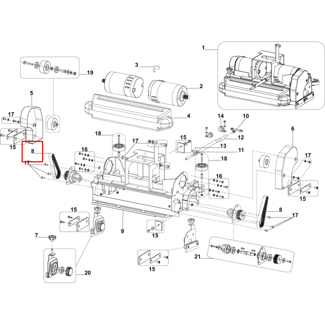 BA 551 Kayış Poly-V 11J03818