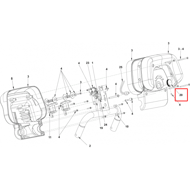 BA 551 Dügme Potansiyometre Alu