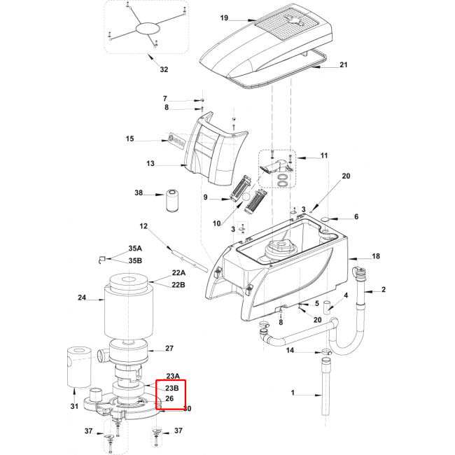 Nilfisk BA 551 Filtre