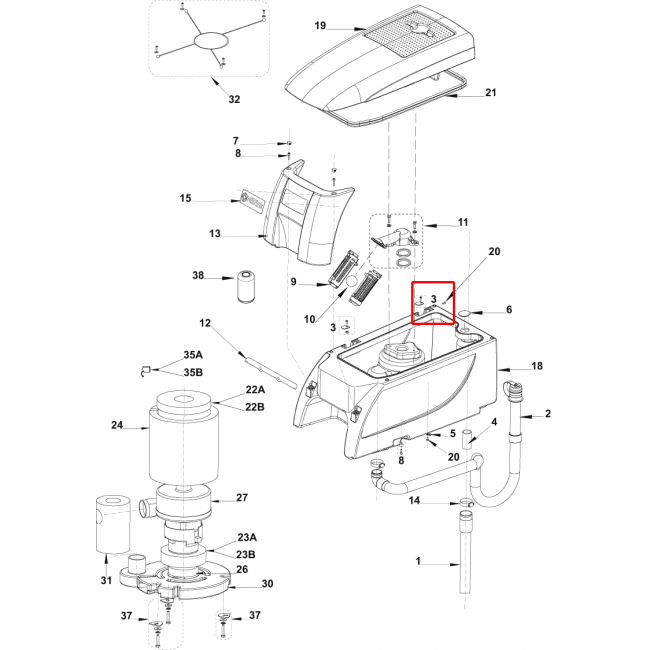 BA 551 Tank Sabitleme Kiti