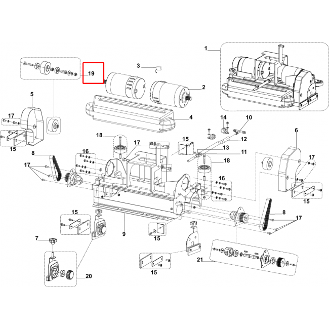 BA 551 Gergi Kayışı Kit