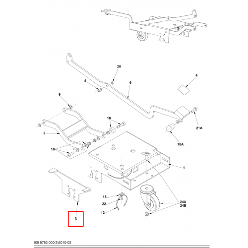 BA 551 Su Tankı Sol Destek Kiti