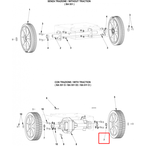 BA 551 Ara Eleman D.20.2X25 H.4 Galv. 10 Adet Set