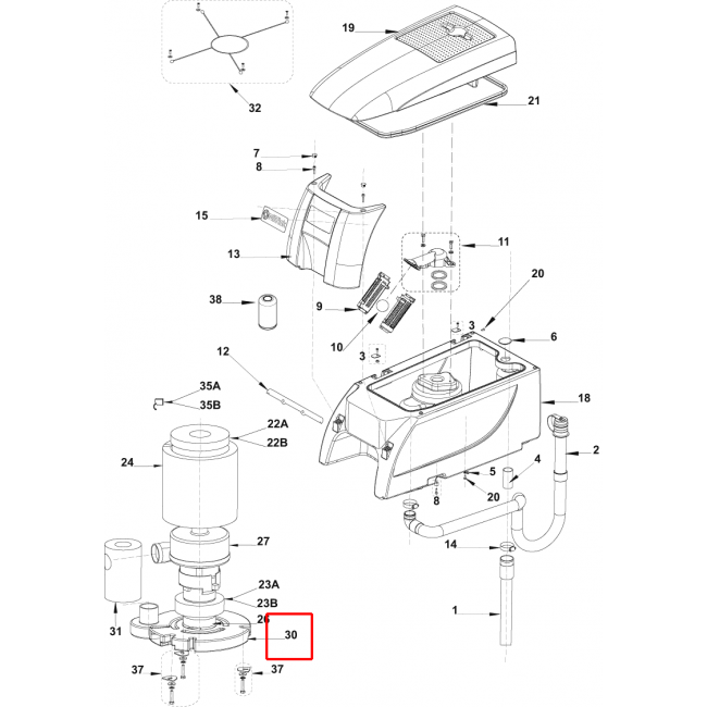 BA 551 Kapak Vakum Motor Sıp