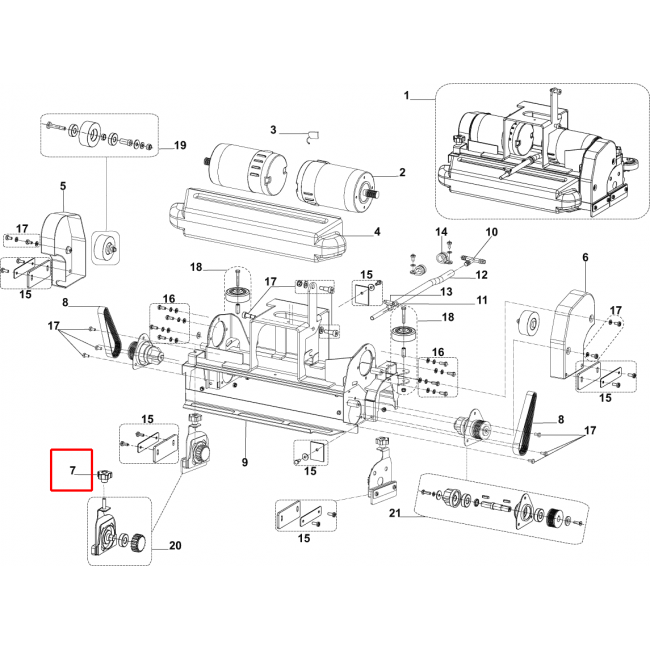 BA 551 Düğme M8 Sıp