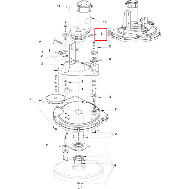 BA 551 Barb Hortum Düz D.10 1/4 Plastik
