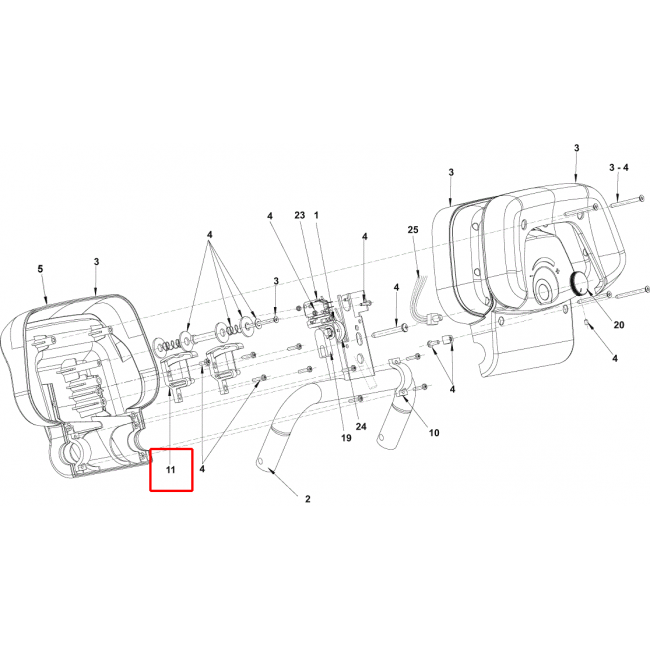 BA 551 Tutma Kolu Cam Mikroswitch Plastik