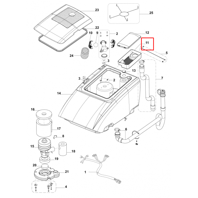 Tepsi Debris Plastik