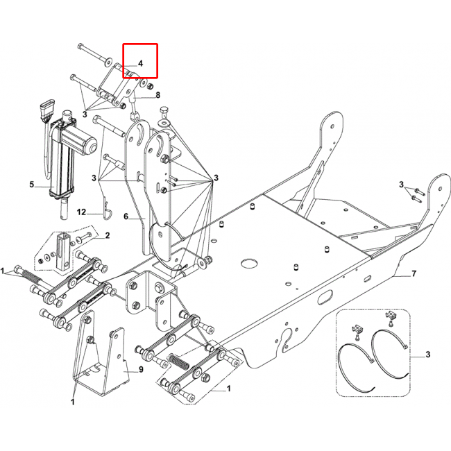 Braket Aktüatör Galvaniz