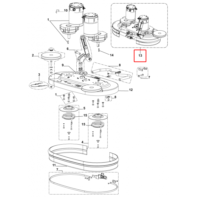 Fırça Platformu 750Mm / 28 Kıt