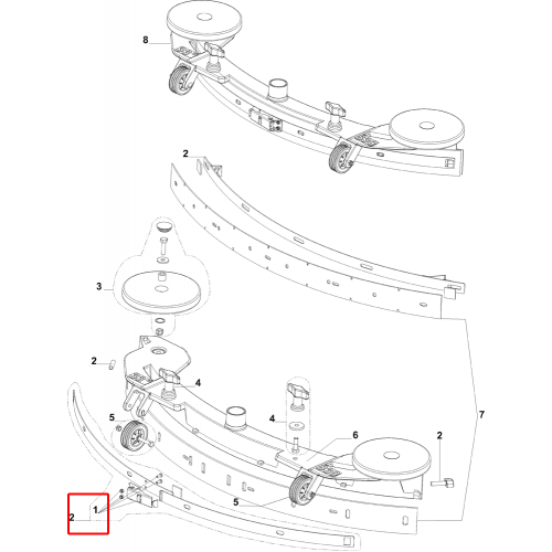 Silici Lastik 830Mm 33 Sabit Kiti