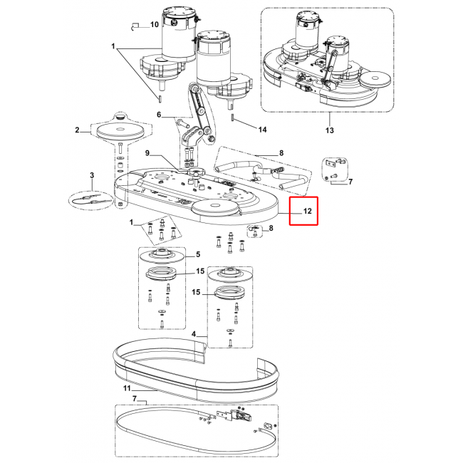 Fırça Platformu 650Mm