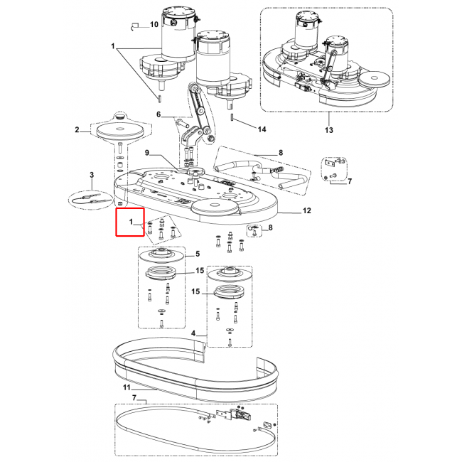 Redüktörlü Motor 24V 400W Kıt