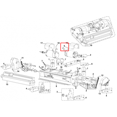 Elektrik Motoru 600W 24V Sıp