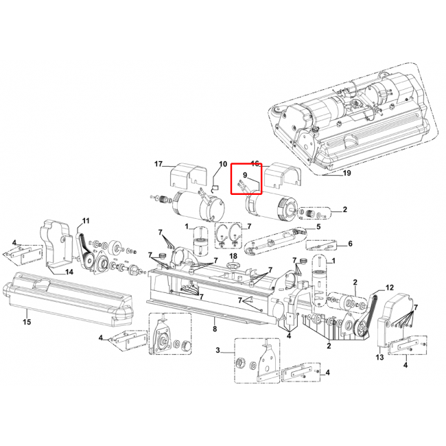 Elektrik Motoru 600W 24V Sıp