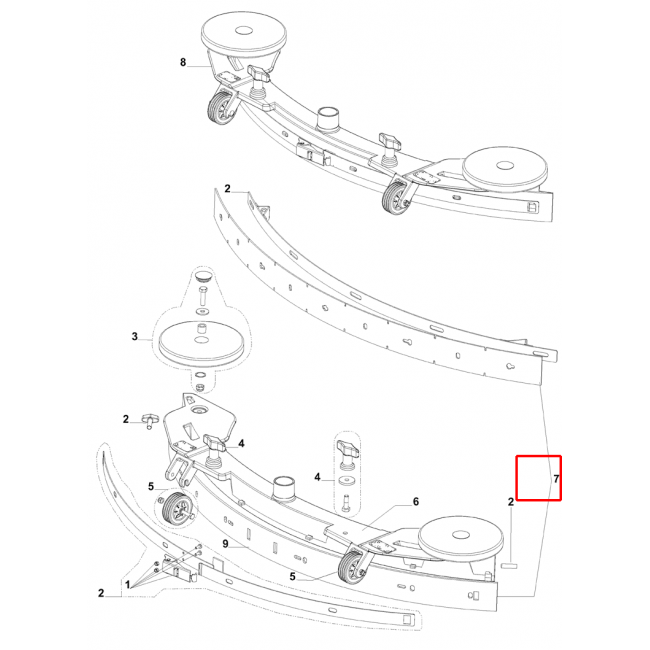 Silici Lastik 890Mm 35 Gum Kauçuk Kiti