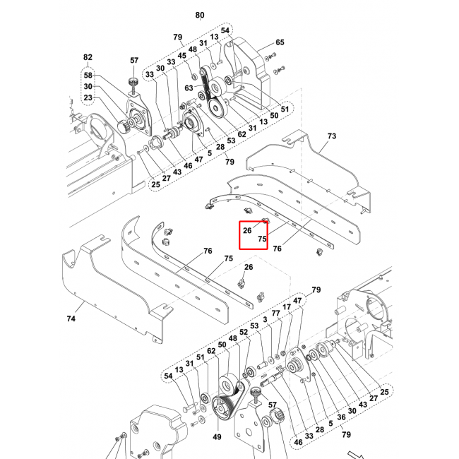 BR 752 Düğme Kanat M6 Dişi 5 Adet Set