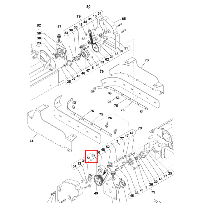 BR 752 Makara Alu Poly-V D.E. 75 J8