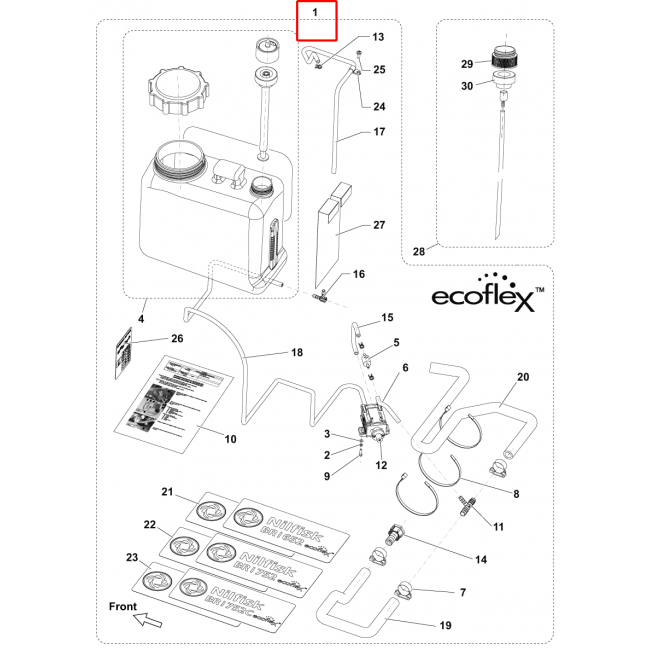 BR 752 Ecoflex Deterjan Solüsyon Kiti