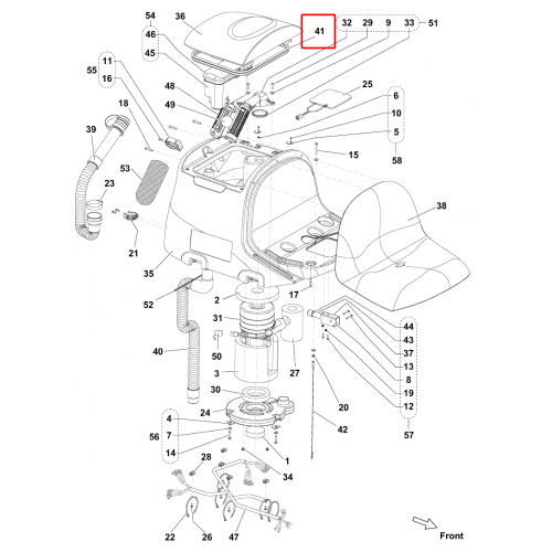 BR 752 Conta Bulb Kauçuk L.1235Mm Sıp