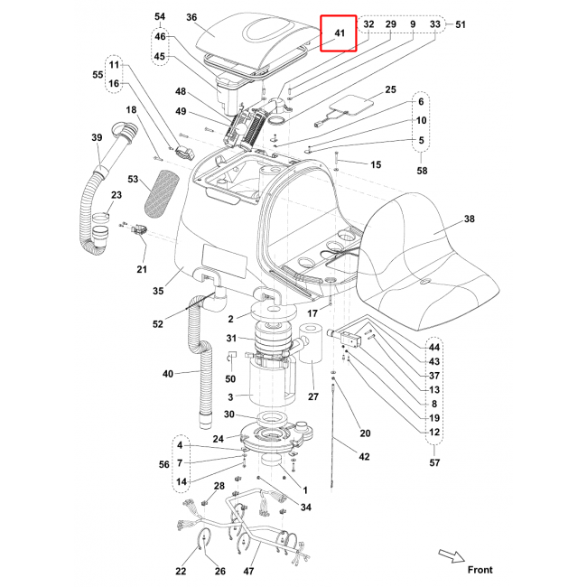 BR 752 Conta Bulb Kauçuk L.1235Mm Sıp