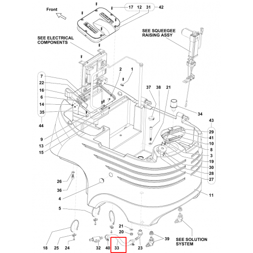 Nilfisk BR 752 Hortum Pvc W / Spıral D.12X18 L.270Mm Sıp
