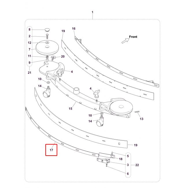BR 752 Çerçeve Arka Rt Ss F Silici Lastik 890Mm 35