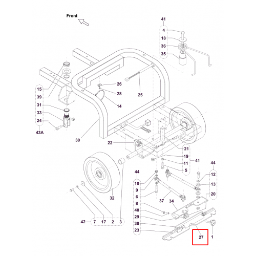 BR 752 Silici Lastik Destek Alt