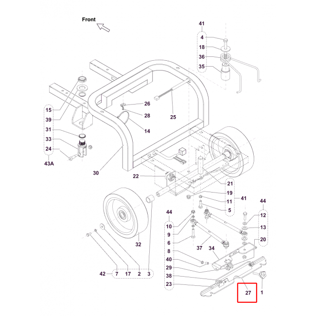 BR 752 Silici Lastik Destek Alt