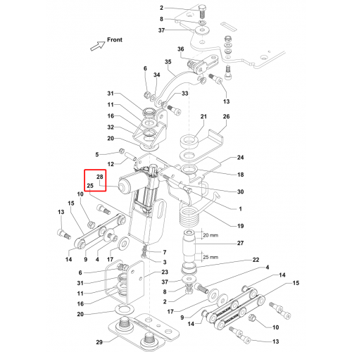 BR 752 Kulak Alt Jak Motor Cyl.D