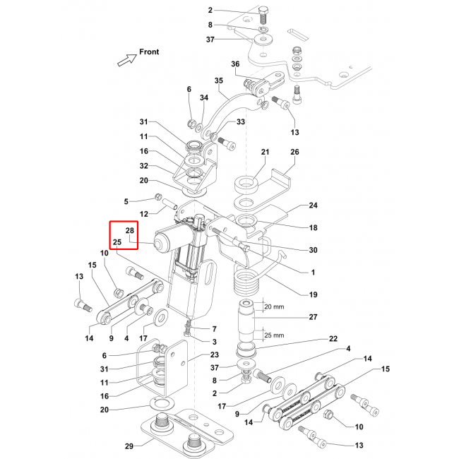 BR 752 Kulak Alt Jak Motor Cyl.D