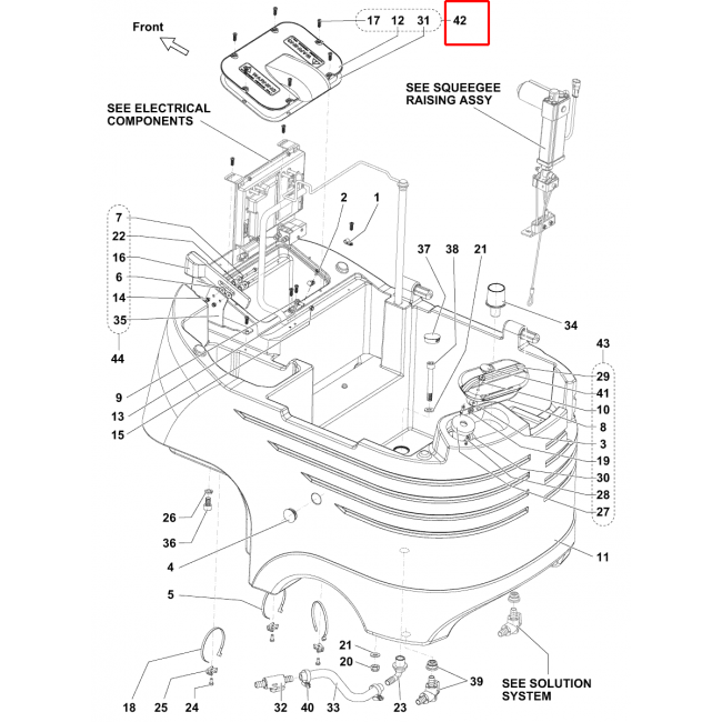BR 752 Kapak Elektronik Kart Kiti