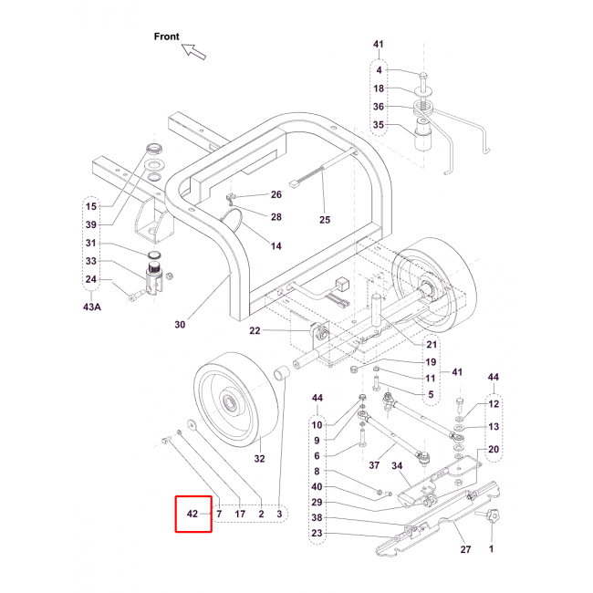 BR 752 Tekerlek Sabitleme Kiti