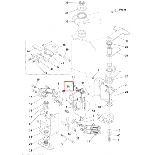 Nilfisk BR 752 Aktuatör Doğrusal 24 V Dc Strk 66 Mm Sıp