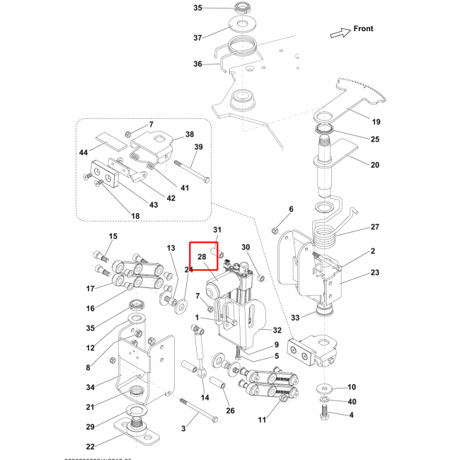 Nilfisk BR 752 Aktuatör Doğrusal 24 V Dc Strk 66 Mm Sıp