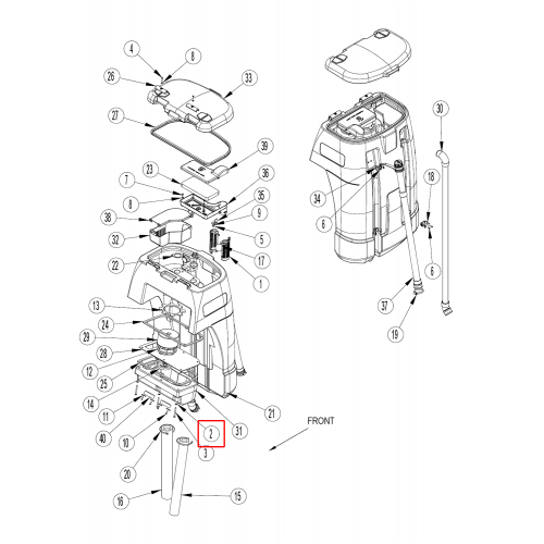 BR 855 Pul Düz Sae 1/4