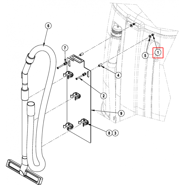 BR 855 Somun Hex Nayl Loc 1/4-20